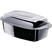 Silit Passion Tostador con Tapa- Cerámica- Negro- 32 cm